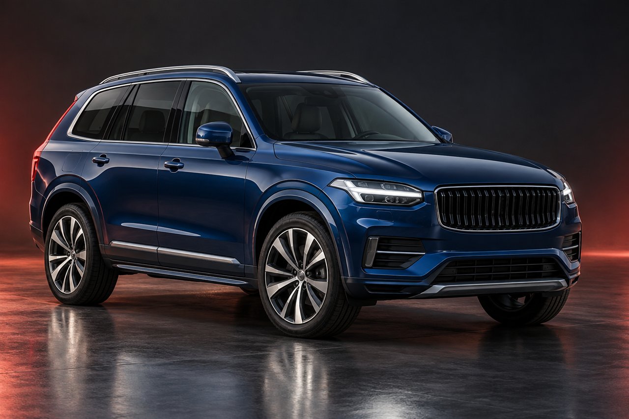 Blue plug-in hybrid SUV