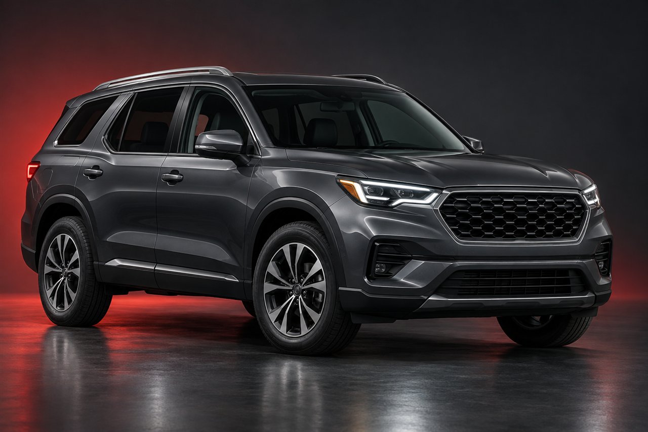 Charcoal family SUV